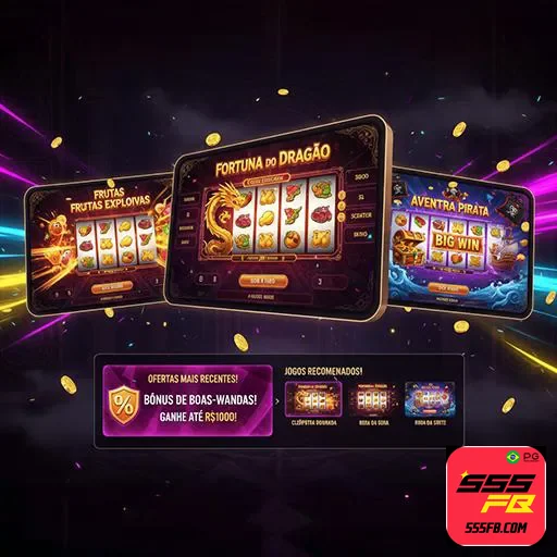 Imagem do site 555fb mostrando a página inicial com destaque para informações e serviços oferecidos.